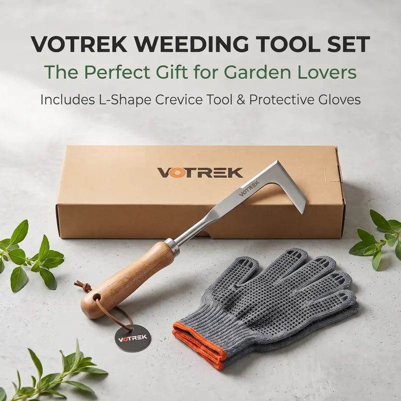 Upgraded Stainless Steel Crevice Weeder Tool with Reinforced Handle – Save 100% Today