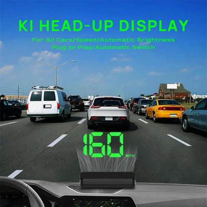 Universal Universal GPS HUD Speedometer With HD Green Screen