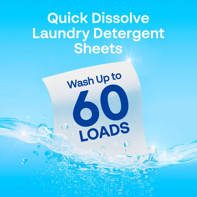 Eco-Friendly Sheet Detergent - Zero-Waste Powerful Clean