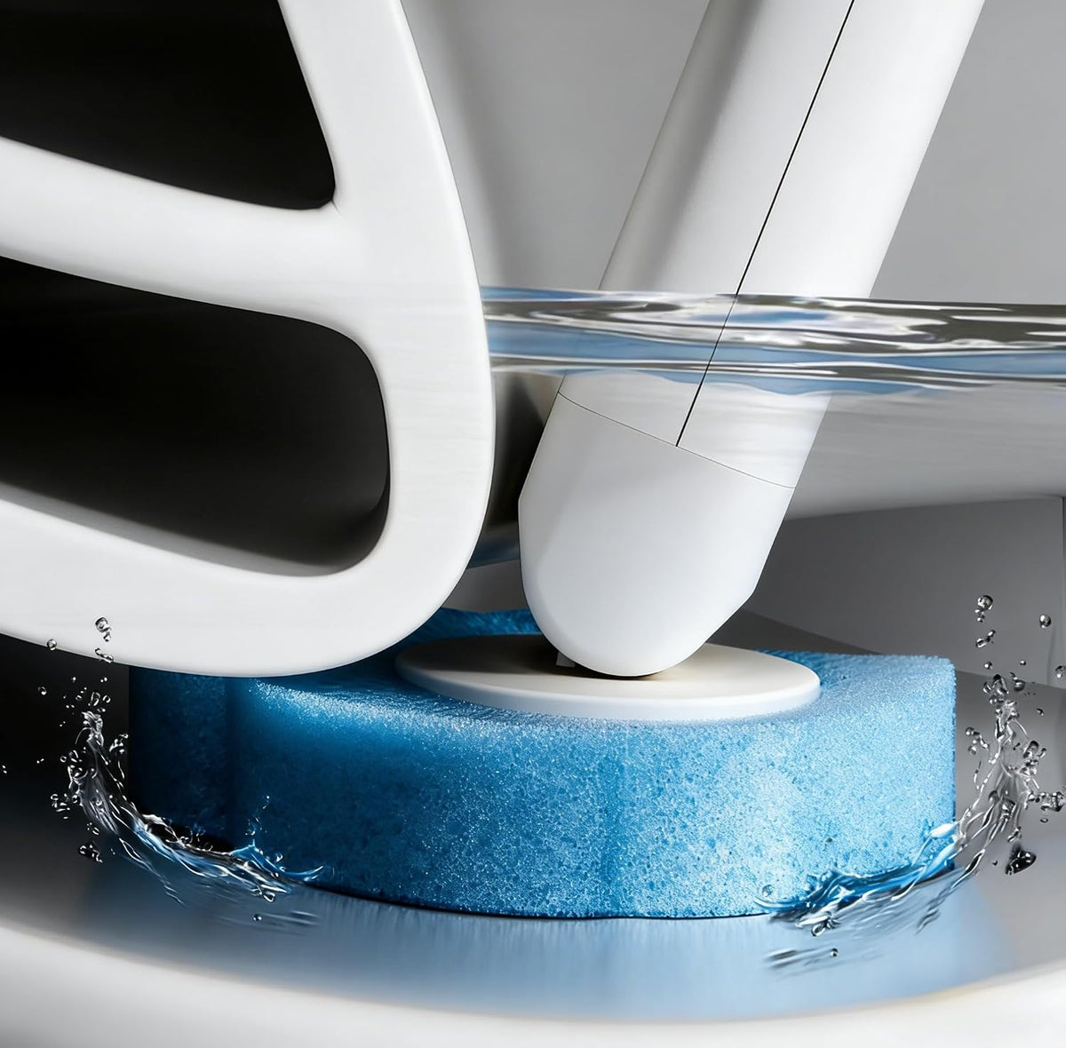 Ultimate Disposable Toilet Brush Refills with 3-Layer Deep Cleaning Sponge