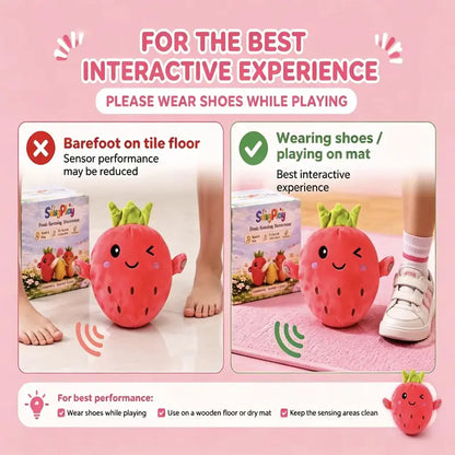 3-Piece Fruit & Vegetable Interactive Musical Sensory Plush Toy Set
