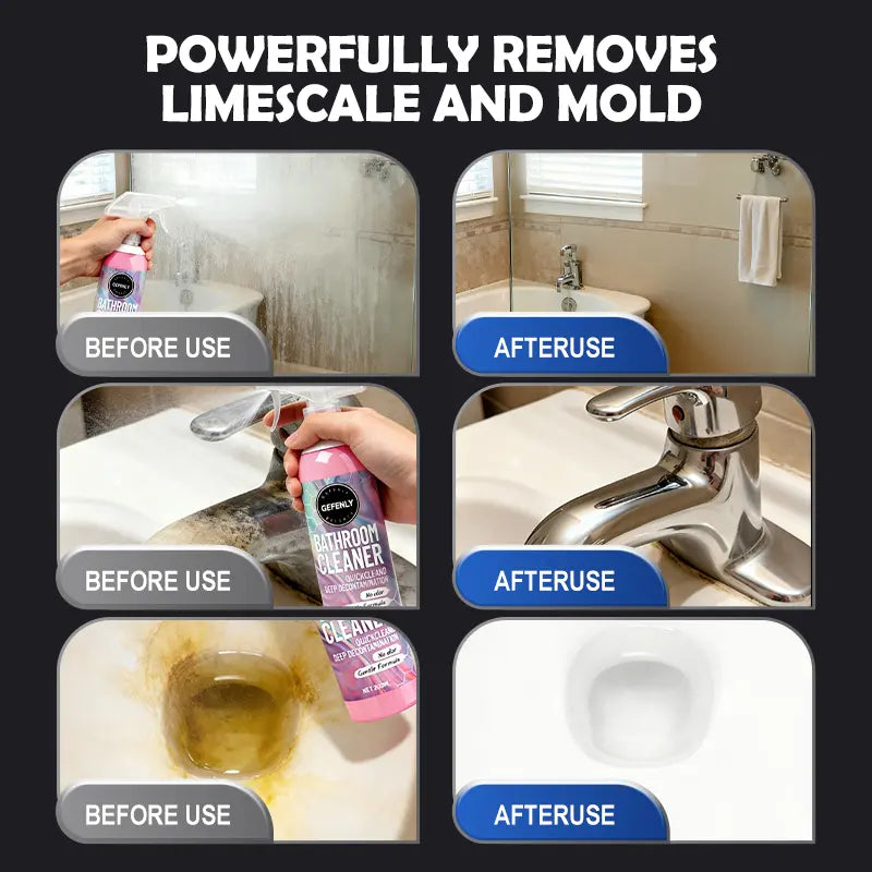 Instant Bathroom Cleaner - Erase Grime Without Harsh Odors