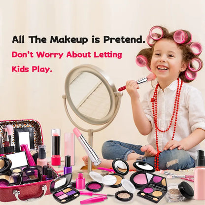 Ultimate Mess-Free Pretend Makeup Kit for Little Princesses