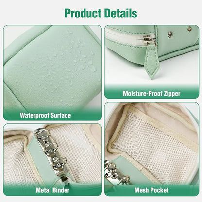 A8 Waterproof Weekly Pill Organizer & Color-Coded Pouch Set