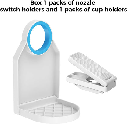 No-Mess Laundry Detergent Dispenser & Cup Holder Stand for Easy Pouring