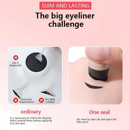 Perfect Winged Liner in Seconds with 360° Rotating Stamp