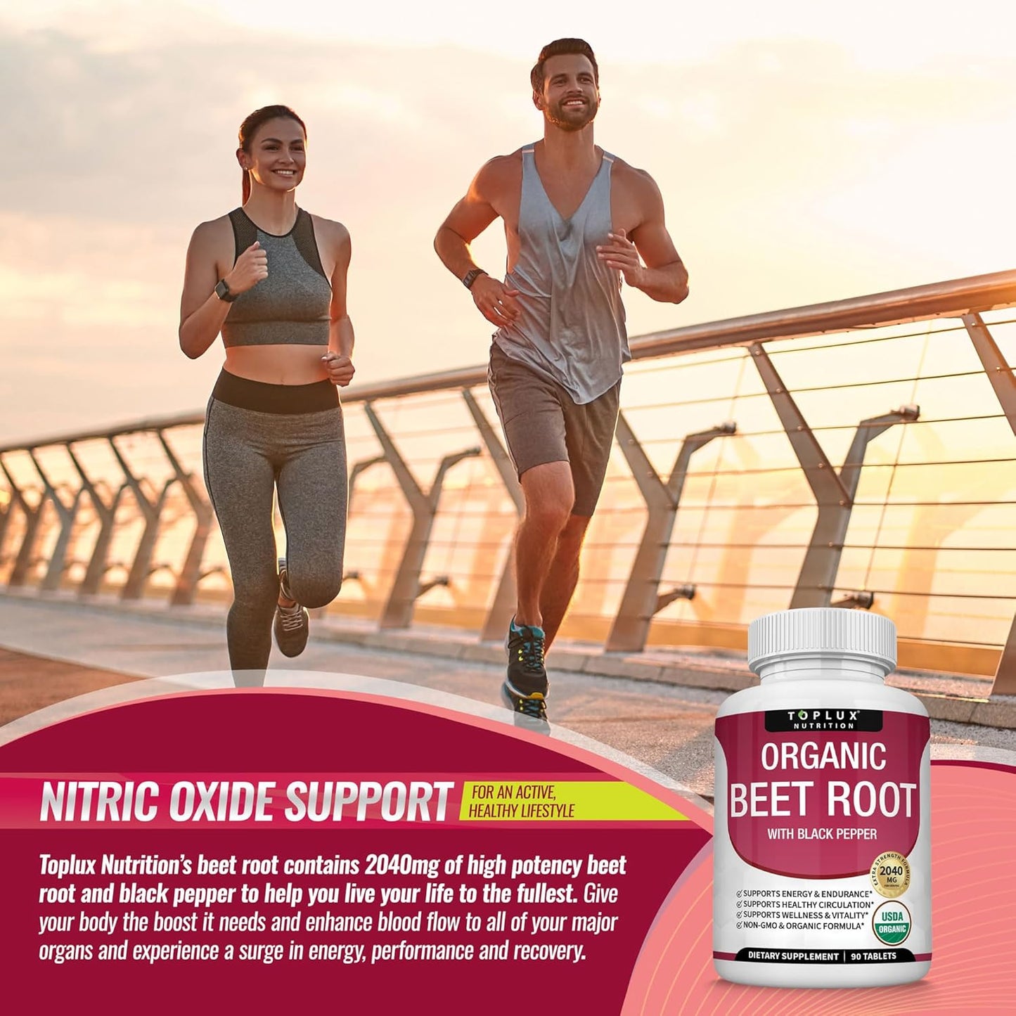 Supercharge Your Performance with 2040mg Pure Organic Beetroot