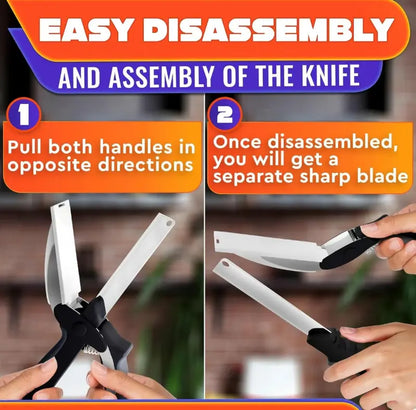 Heavy-Duty 2-in-1 Kitchen Scissors & Chopper