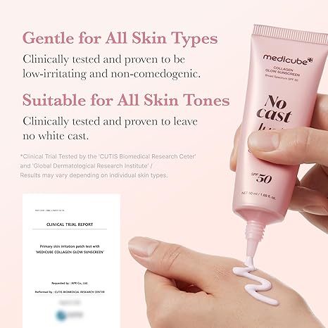 Glow While You Guard: Collagen-Infused SPF 50+ Invisible Sunscreen