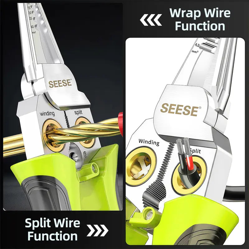 All-in-One 8-in-1 Professional Wire Stripper & Voltage Tester