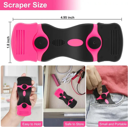 2-in-1 Dual-End Razor Blade Scraper Tool