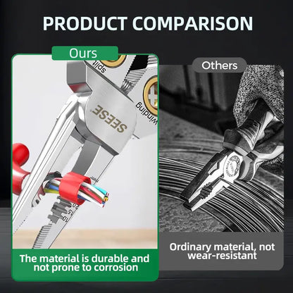 All-in-One 8-in-1 Professional Wire Stripper & Voltage Tester