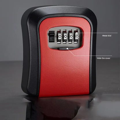 4-Digit Combination Wall-Mount Key Lock Box for Maximum Outdoor Security