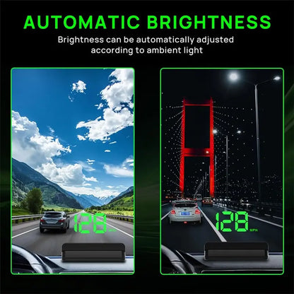 Universal Universal GPS HUD Speedometer With HD Green Screen