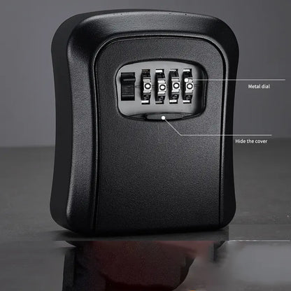 4-Digit Combination Wall-Mount Key Lock Box for Maximum Outdoor Security