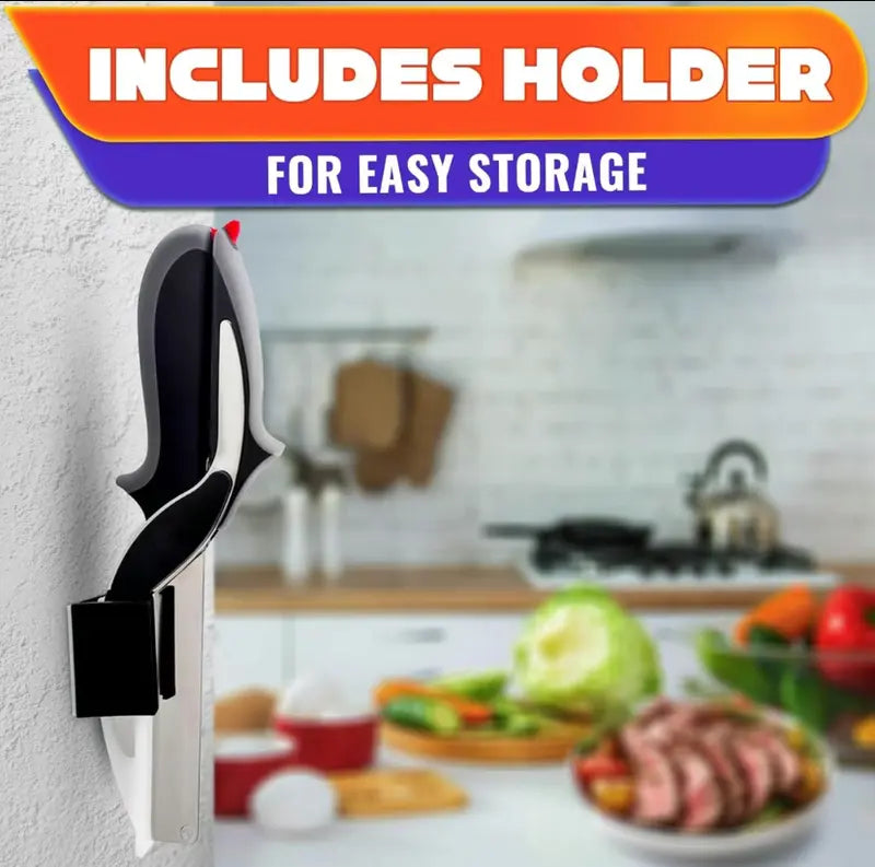 Heavy-Duty 2-in-1 Kitchen Scissors & Chopper