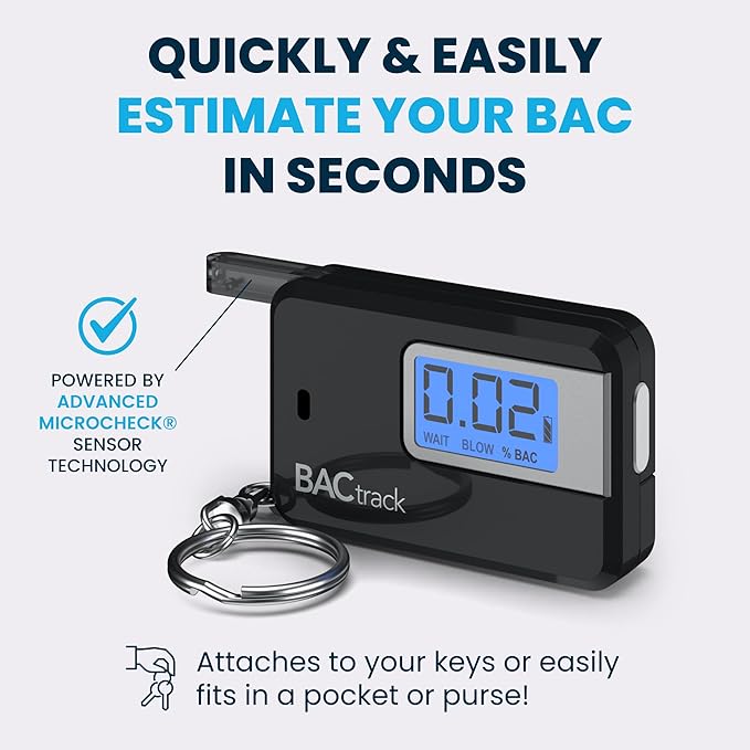 Ultra-Portable Personal Alcohol Tester | Instant & Precise BAC Tracking
