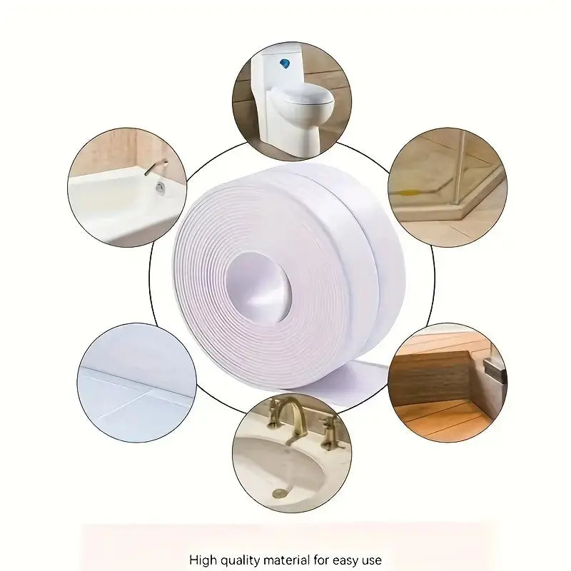 Waterproof Self-Adhesive Caulk Strip for Kitchen & Bath