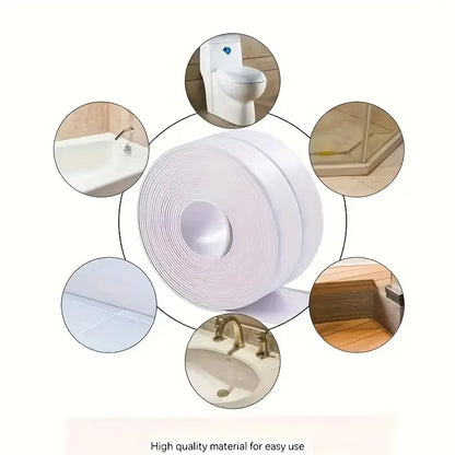 Waterproof Self-Adhesive Caulk Strip for Kitchen & Bath