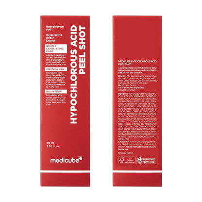 2-Step Hypochlorous Acid & Rice Enzyme Peel Shot