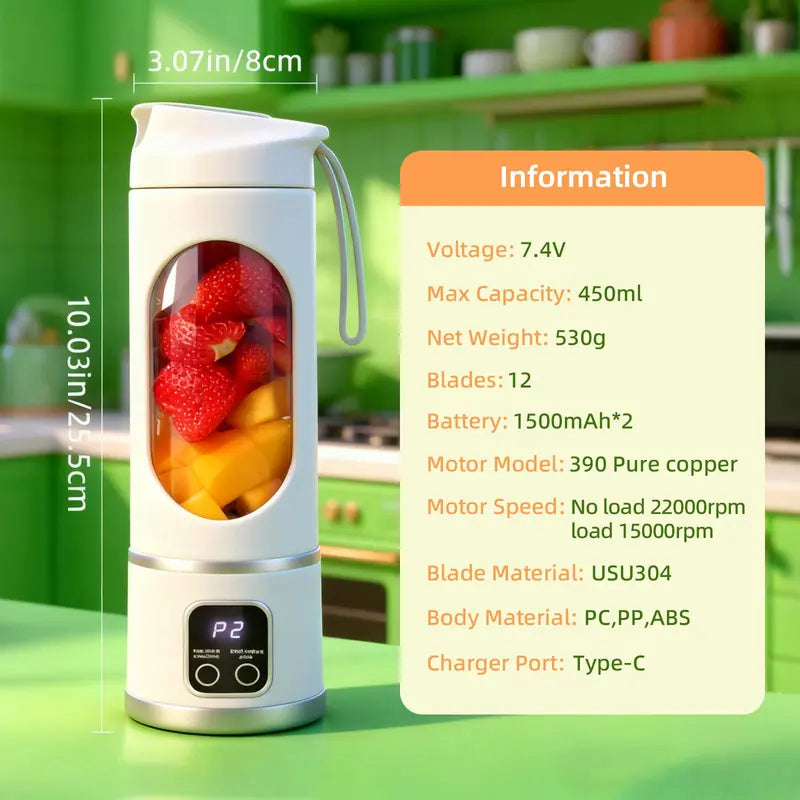 Blend Anywhere, Anytime With The Ultimate Portable Juicer Cup