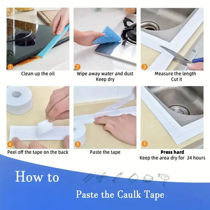 Waterproof Self-Adhesive Caulk Strip for Kitchen & Bath