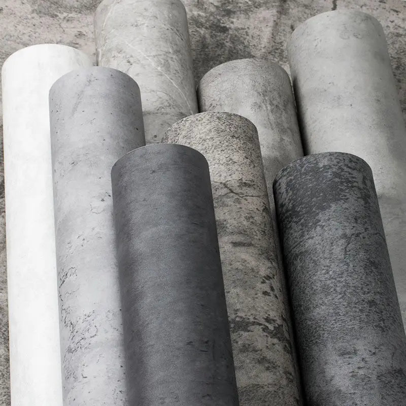 Industrial Peel and Stick Concrete Wallpaper & Self-Adhesive Wall Mural
