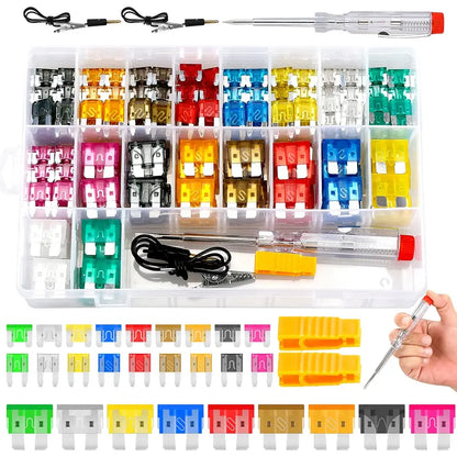300Pcs Universal Car Fuse Kit – Complete Emergency Protection for Auto, Truck & RV