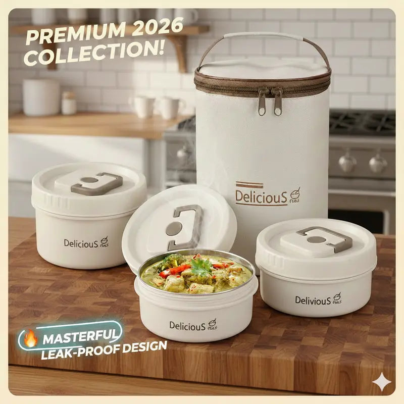 304 Stainless Steel Bento Box & Thermal Bag Set