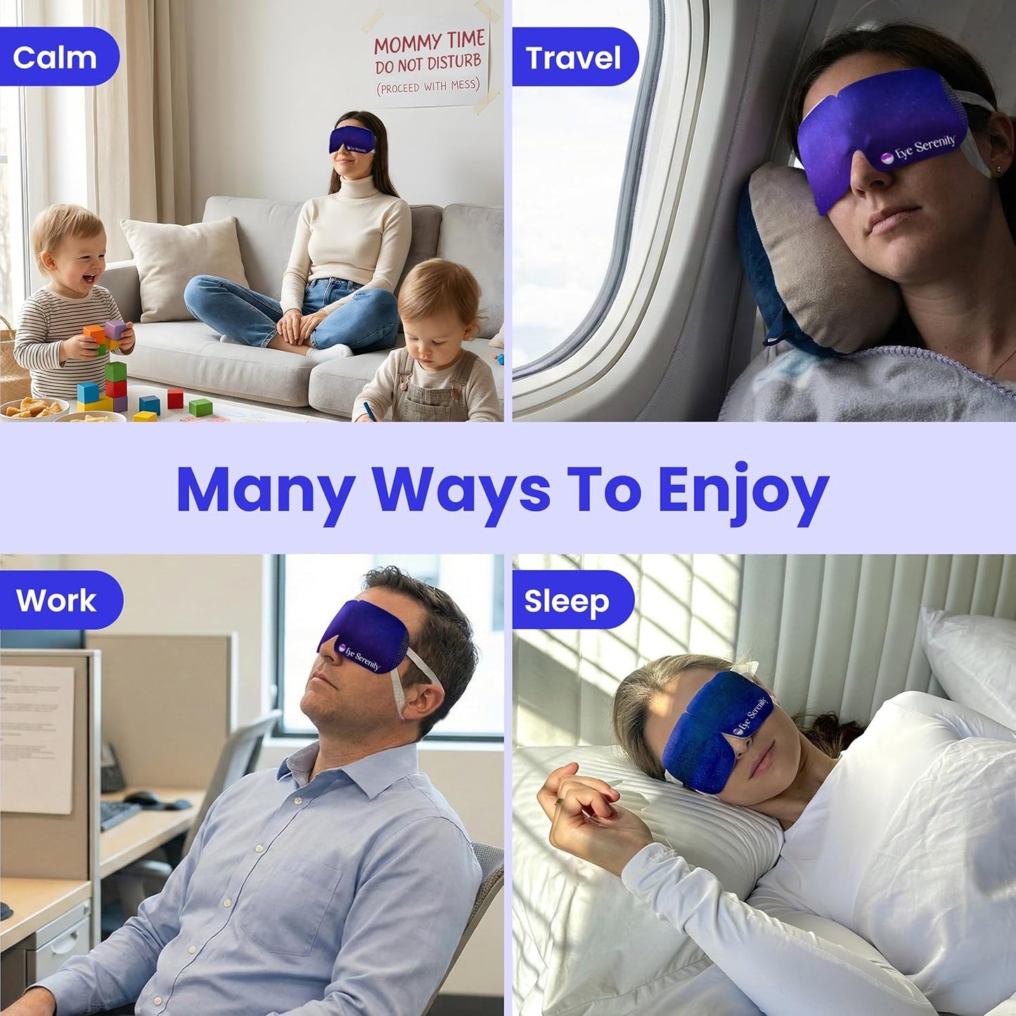 Self-Heating Steam Eye Mask for Instant Relief & Deep Relaxation