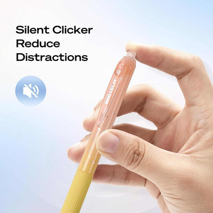 Ultra-Smooth Retractable Gel Ink Pens Set - Quick Dry & Silent Click