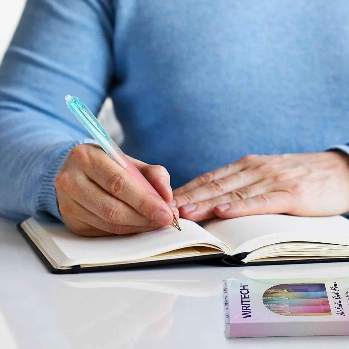 Ultra-Smooth Retractable Gel Ink Pens Set - Quick Dry & Silent Click