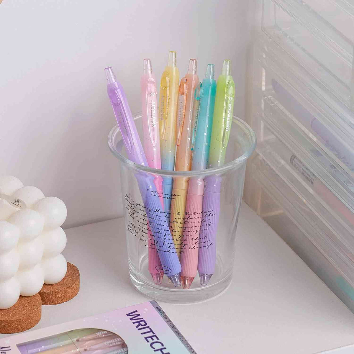 Ultra-Smooth Retractable Gel Ink Pens Set - Quick Dry & Silent Click