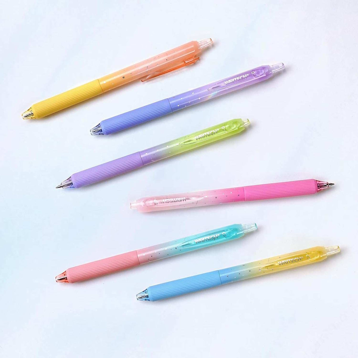 Ultra-Smooth Retractable Gel Ink Pens Set - Quick Dry & Silent Click