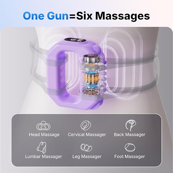 Effortless Cordless Body Vibration Massager for Lymphatic Drainage & Deep Relief