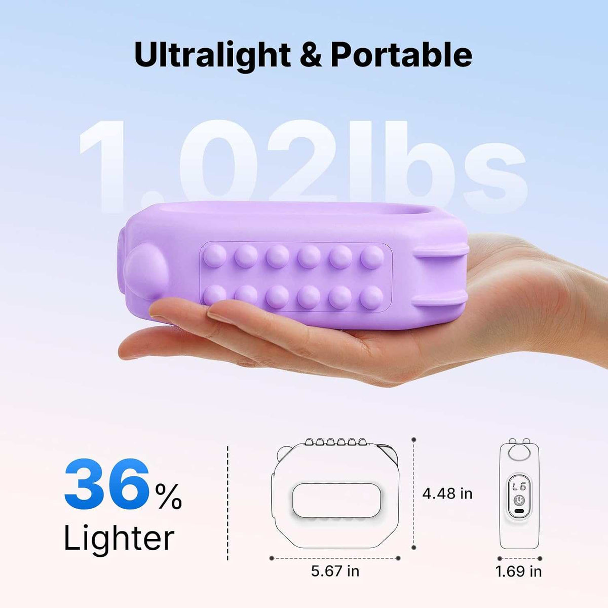 Effortless Cordless Body Vibration Massager for Lymphatic Drainage & Deep Relief