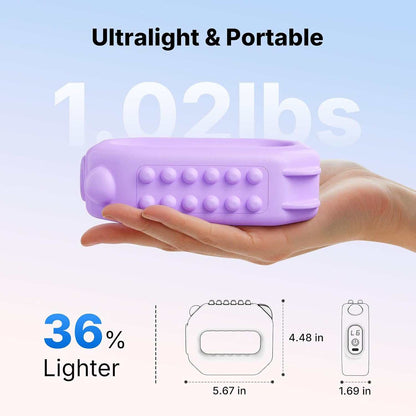 Effortless Cordless Body Vibration Massager for Lymphatic Drainage & Deep Relief
