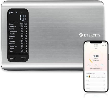 Smart Digital Nutrition Scale with App Macro & Calorie Tracker