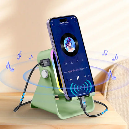 Instant Sensor Speaker Stand & Portable Power Bank – Place & Play Audio!