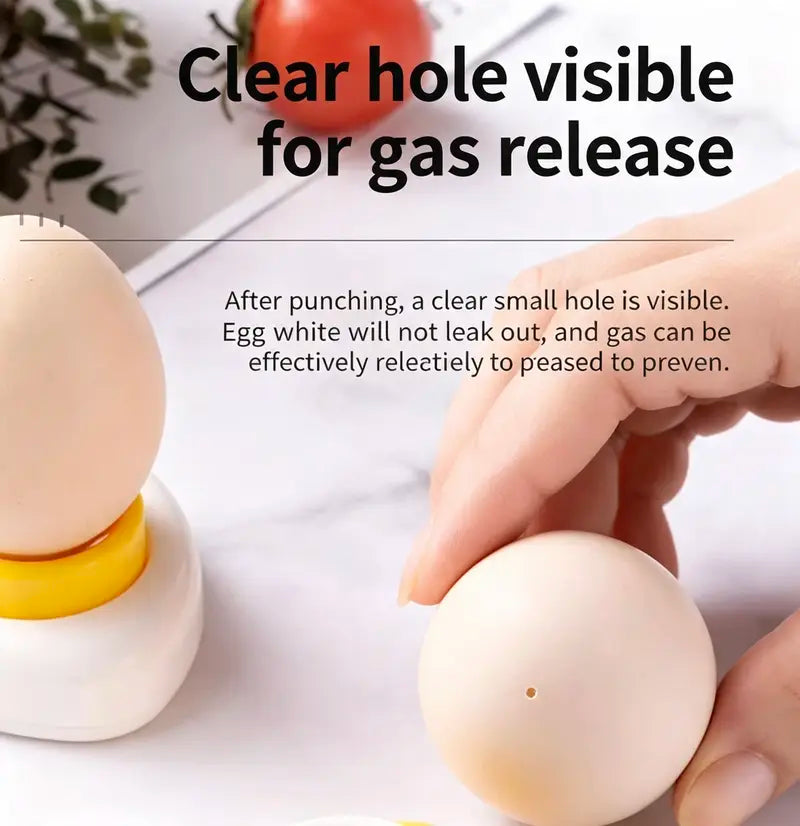 Perfect Hard-Boiled Eggs Every Time — Instant Crack-Free Egg Piercer | Buy 1 Get 1 Free