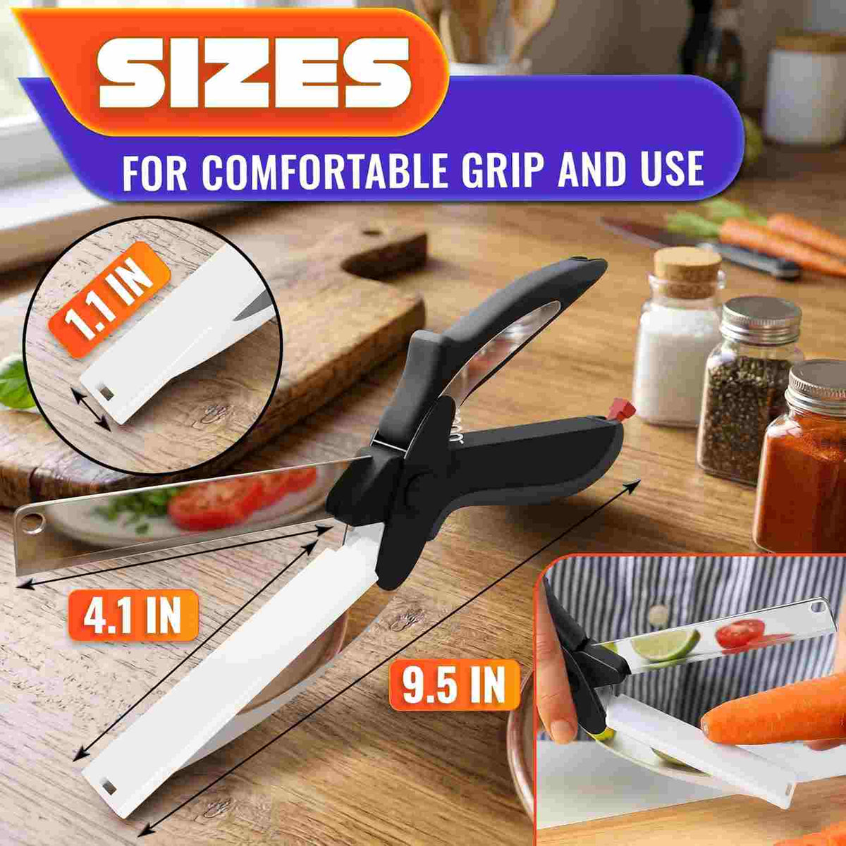 2-in-1 Food Cutter & Cutting Board – Slice, Chop Into Bowl | Buy 1 Get 1 Free