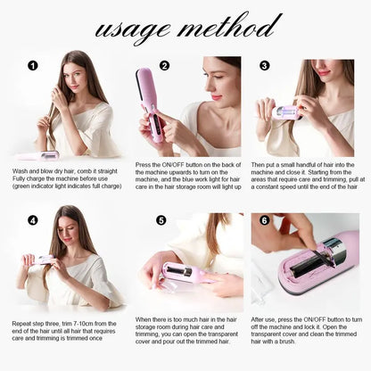 Automatic Split End Hair Trimmer & Repair Clipper