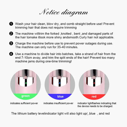 Automatic Split End Hair Trimmer & Repair Clipper