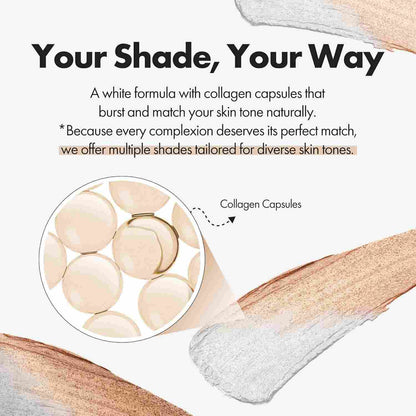 Flawless Color-Changing Foundation Stick with Built-In Brush