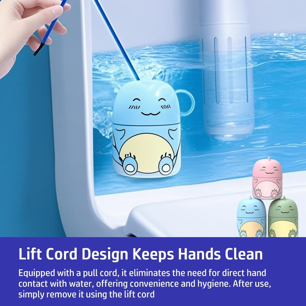 Cute Dinosaur Toilet Cleaner – Freshness & Stain Protection | 3 Pack per Set