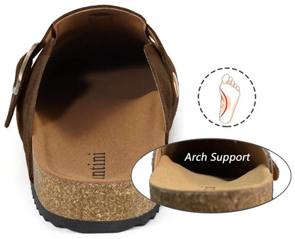 Ultimate Arch Support Suede Clogs for All-Day Comfort