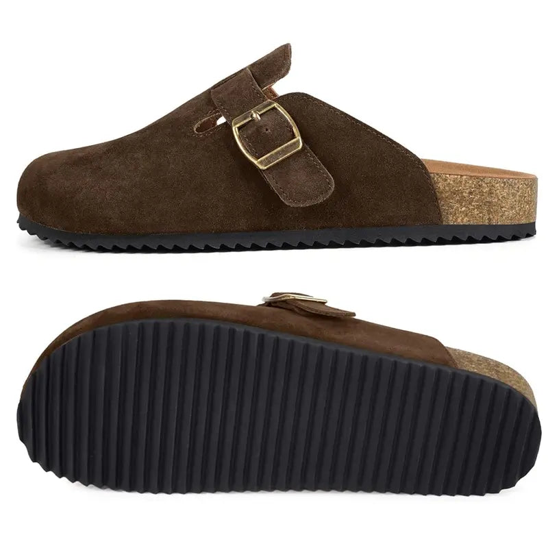 Ultimate Arch Support Suede Clogs for All-Day Comfort