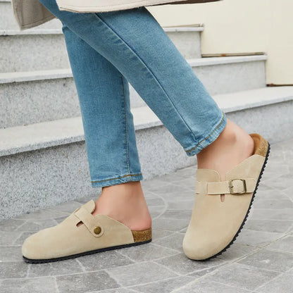 Ultimate Arch Support Suede Clogs for All-Day Comfort