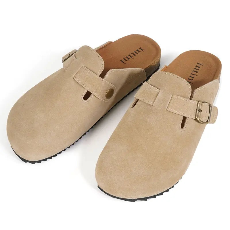 Ultimate Arch Support Suede Clogs for All-Day Comfort