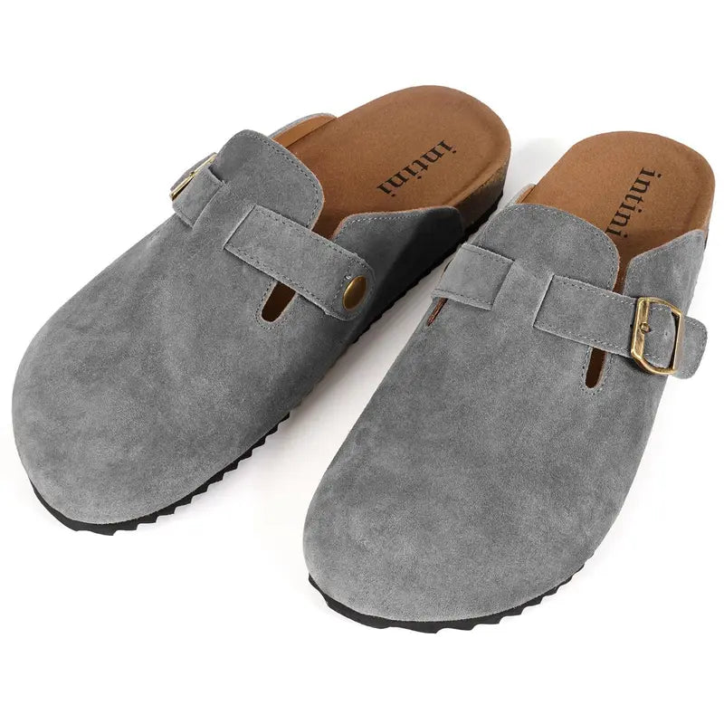 Ultimate Arch Support Suede Clogs for All-Day Comfort